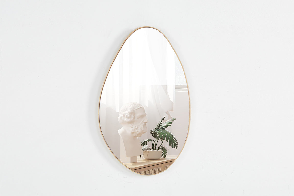 Rousseau - Miroir Romi 80x50 Vieux chêne - 80x50x0,8 cm