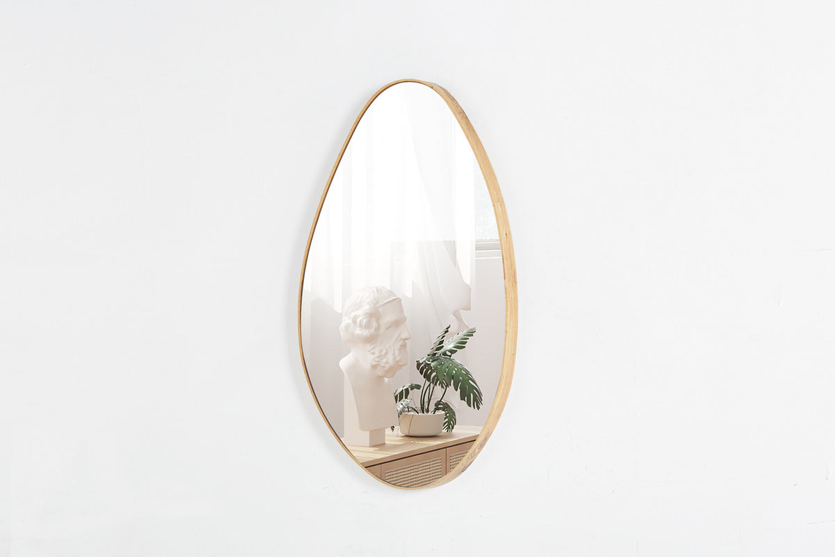 Rousseau - Miroir Romi 80x50 Vieux chêne - 80x50x0,8 cm