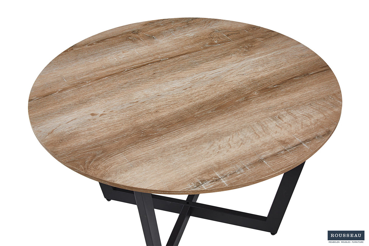 Rousseau - Salontafel Paso 3 Decor Oude Eik - 45x80x80 cm