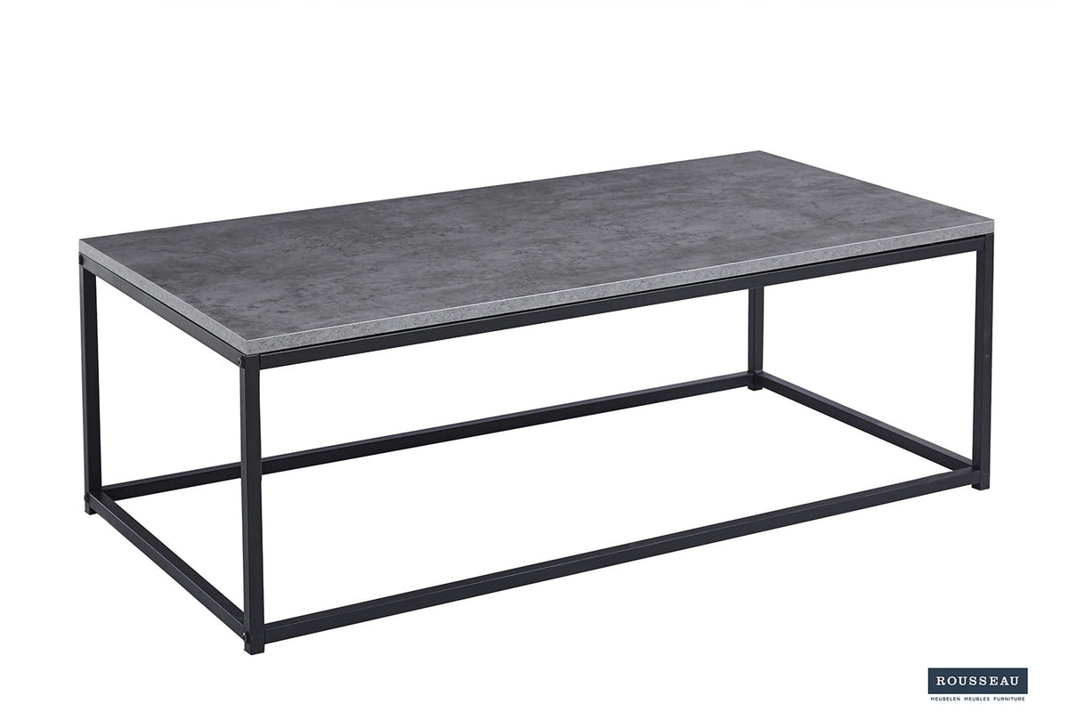 Rousseau - Salontafel Dallas Decor Steen Grijs - 40x120x60 cm