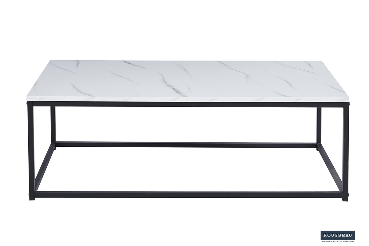 Rousseau - Salontafel Dallas Decor Marmer Wit - 40x120x60 cm