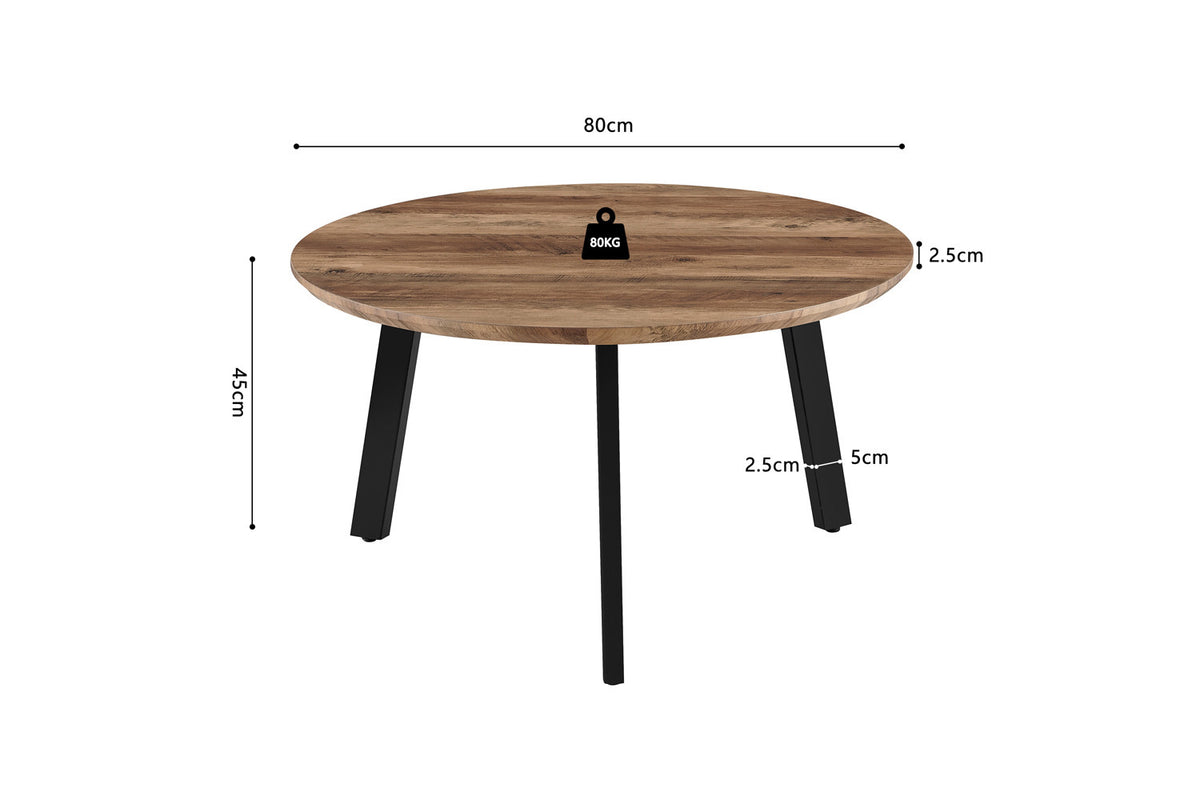Set van 2 Salontafels 'Aziz' Decor Mango (1c)