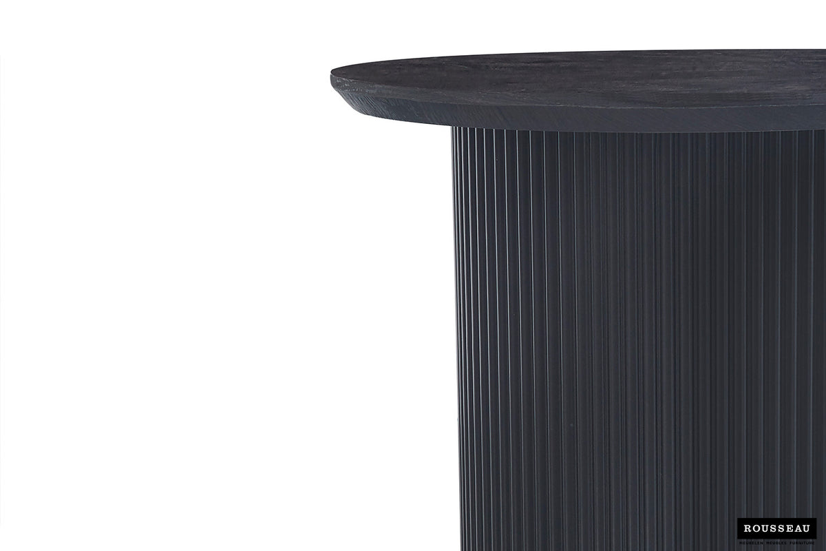 Rousseau - Salontafel Lagos 50 cm Rond Decor Donkerbruin - 46x50x50 cm