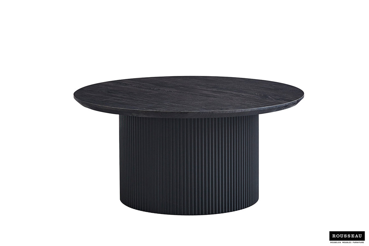Rousseau - Salontafel Lagos 80 cm Rond Decor Donkerbruin - 38x80x80 cm