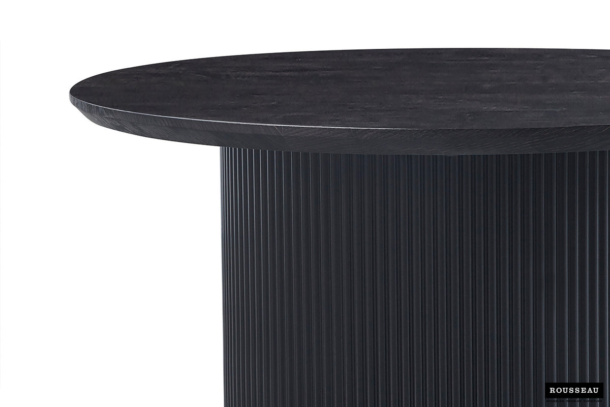 Rousseau - Salontafel Lagos 80 cm Rond Decor Donkerbruin - 38x80x80 cm