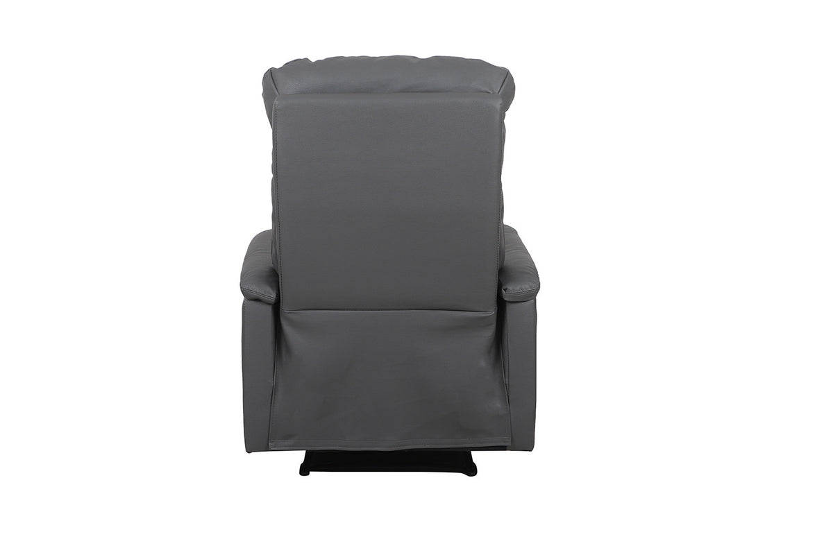 Rousseau - Relax Tokio manueel verstelbaar PU Grijs - 160x76x90 cm