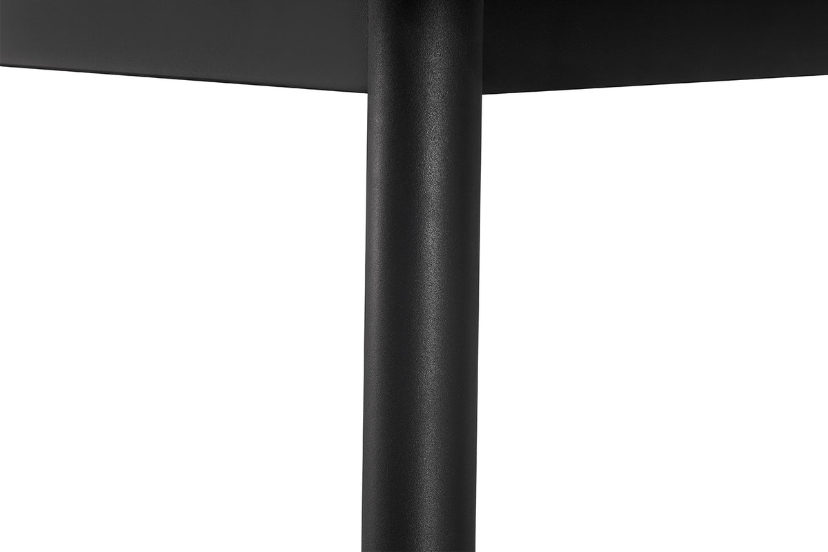 Rousseau - Set van 4 stoelen Cato/Kenzo - PU Grijs - 96x41x48 cm