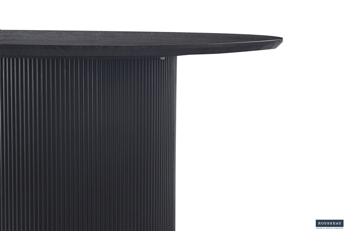 Rousseau - Tafel Lagos 120 cm Rond Decor Donkerbruin - 76x120x120 cm