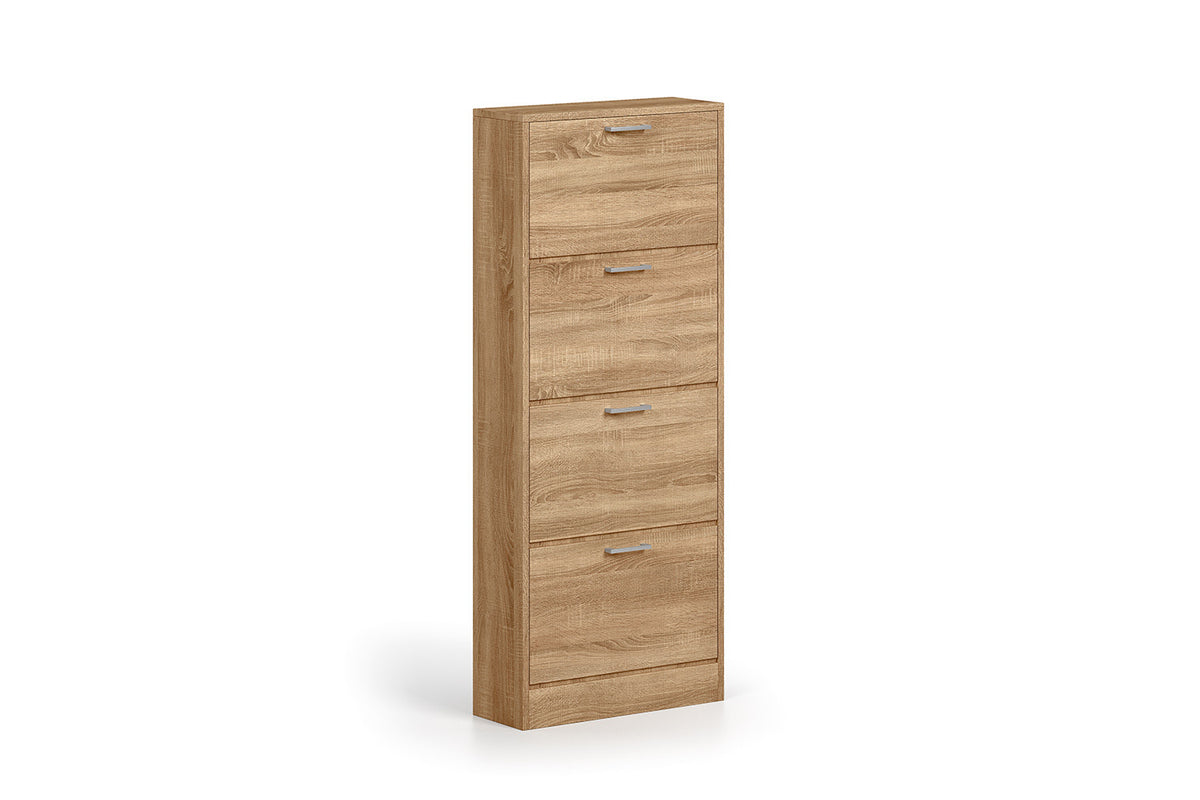 Rousseau - Schoenenkast Carini 4 laden Sonoma - 155x63x23 cm