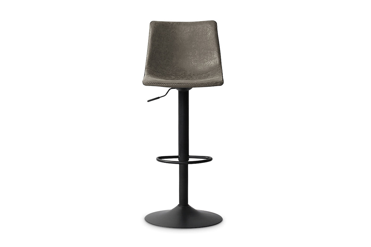 Rousseau - Barstoel Trevi PU Grijs - 88x41x47 cm