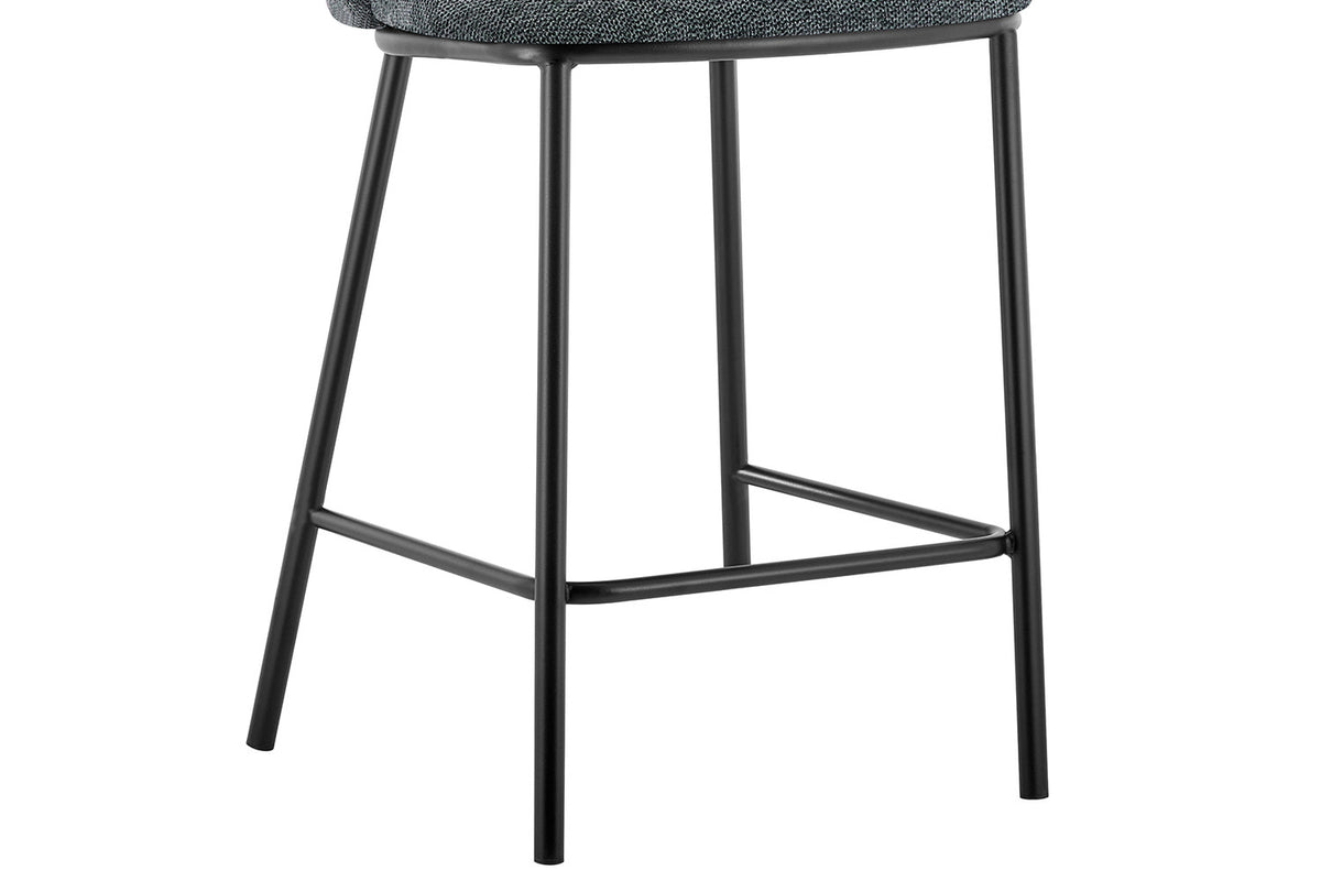 Rousseau - Barstoel Arthur Stof Donkergrijs - 88.5x53x50.5 cm