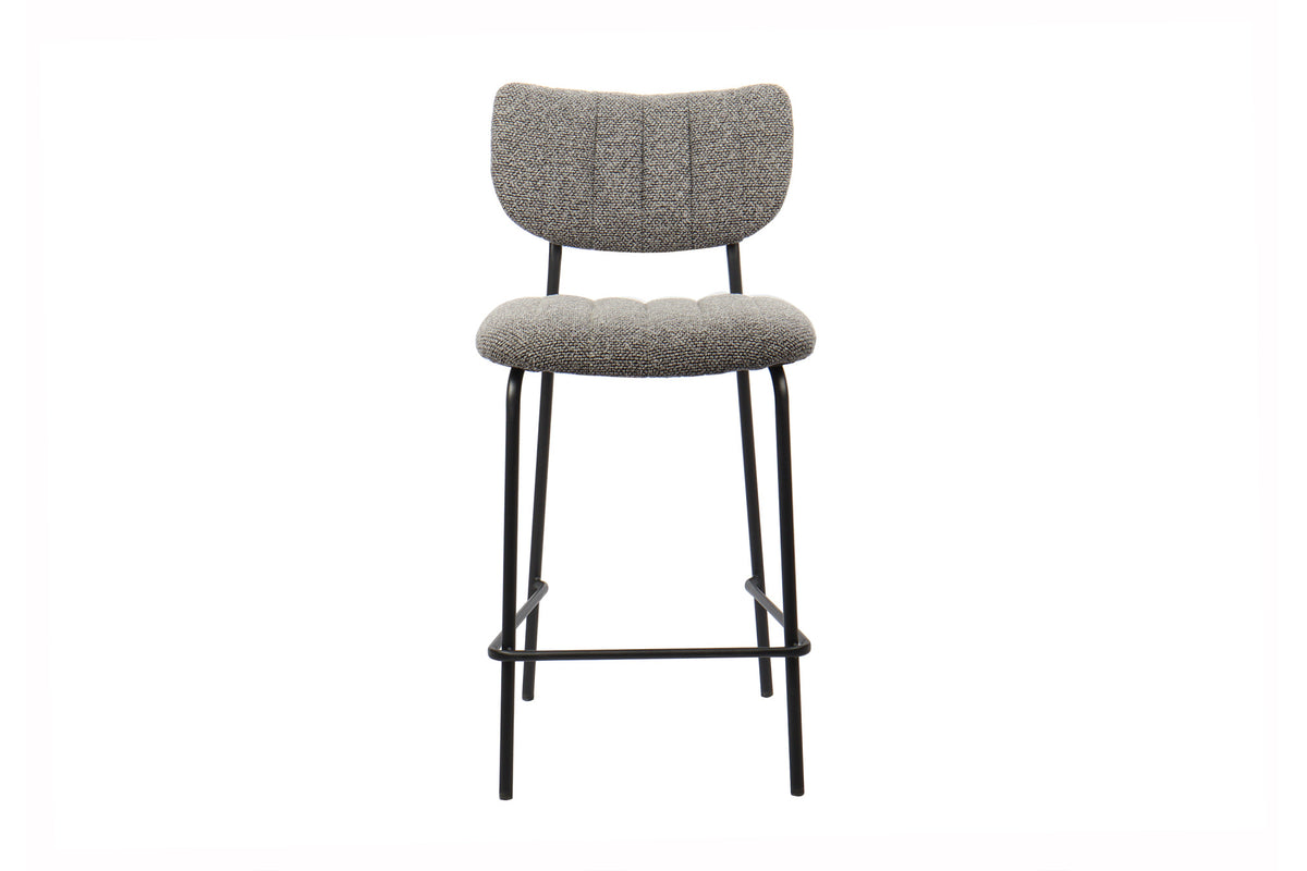 Rousseau - Barstoel Antura Stof Donkergrijs - 97x46x53 cm