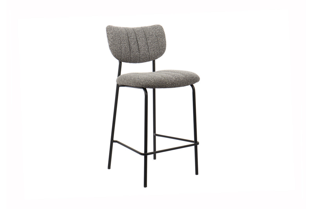Rousseau - Barstoel Antura Stof Donkergrijs - 97x46x53 cm