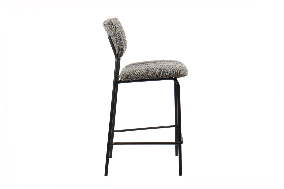 Rousseau - Barstoel Antura Stof Donkergrijs - 97x46x53 cm