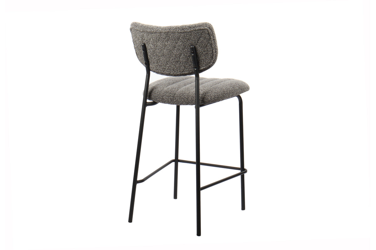 Rousseau - Barstoel Antura Stof Donkergrijs - 97x46x53 cm
