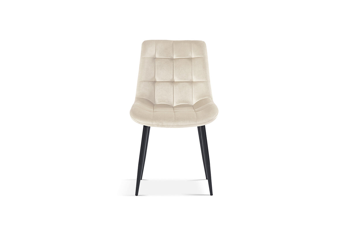Rousseau - Stoel Juta - Fluweel Beige - 82x50x59 cm