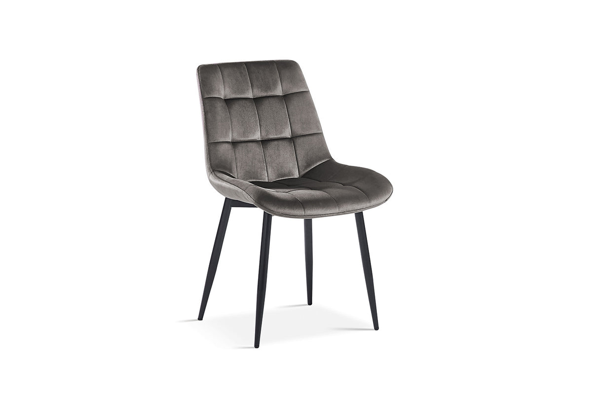 Rousseau - Stoel Juta - Fluweel Taupe - 82x50x59 cm