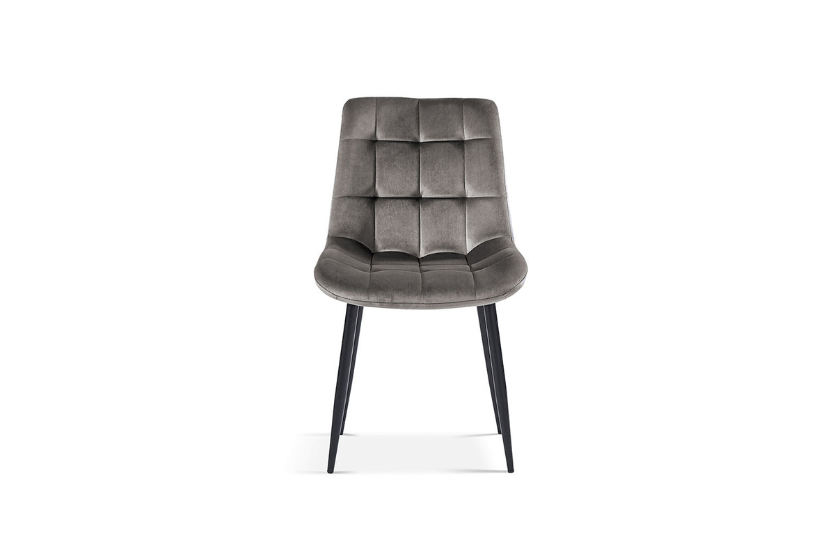 Rousseau - Stoel Juta - Fluweel Taupe - 82x50x59 cm