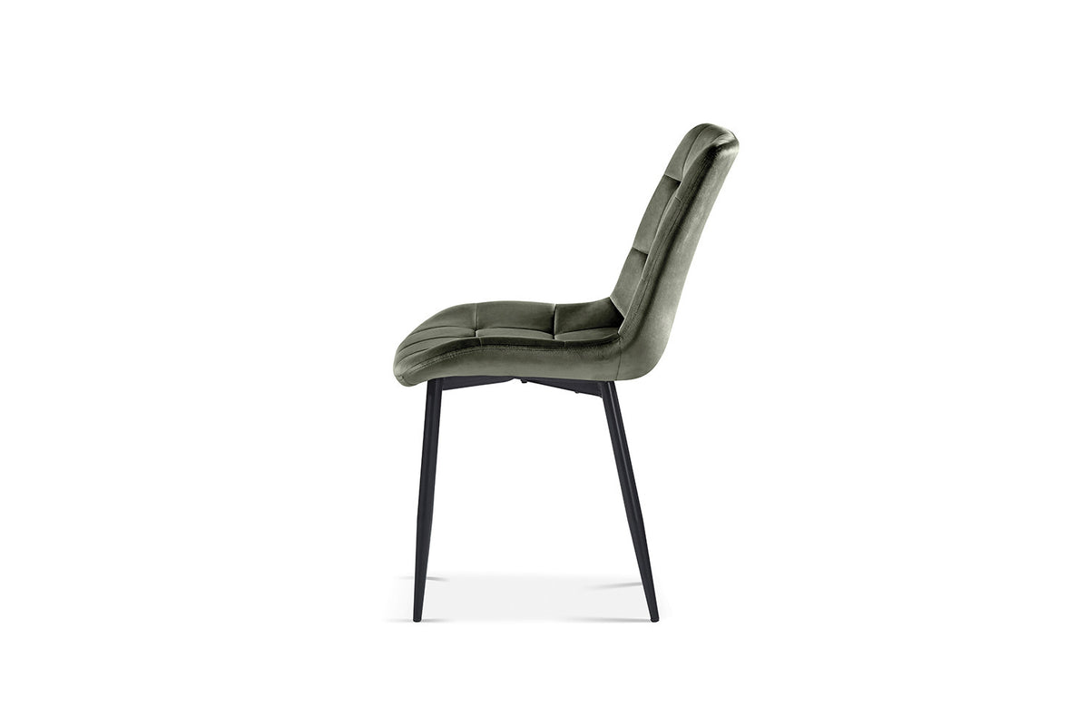Rousseau - Stoel Juta - Fluweel Groen - 82x50x59 cm