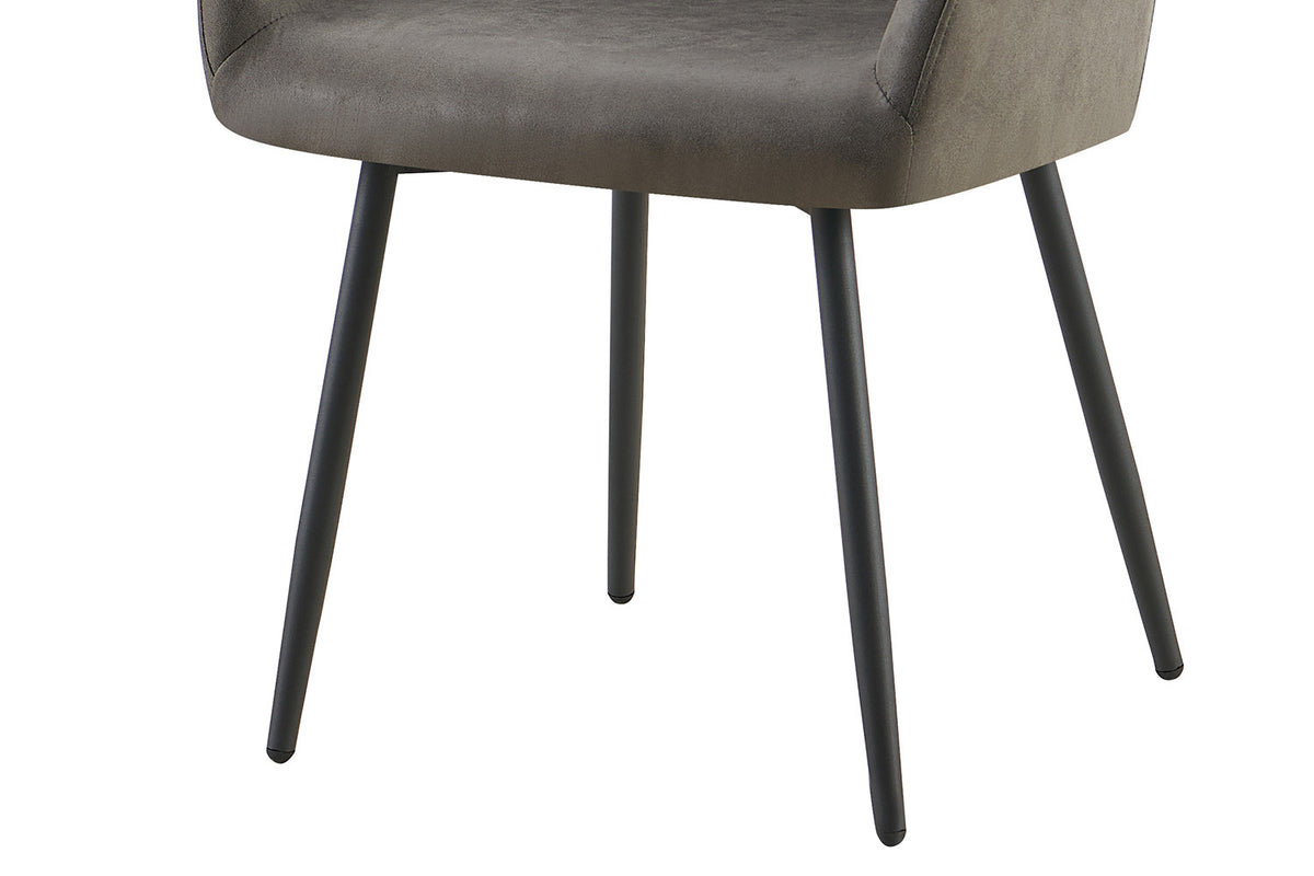 Rousseau - Stoel Peron - Micro fiber PU Grijs - 82x55.5x62 cm