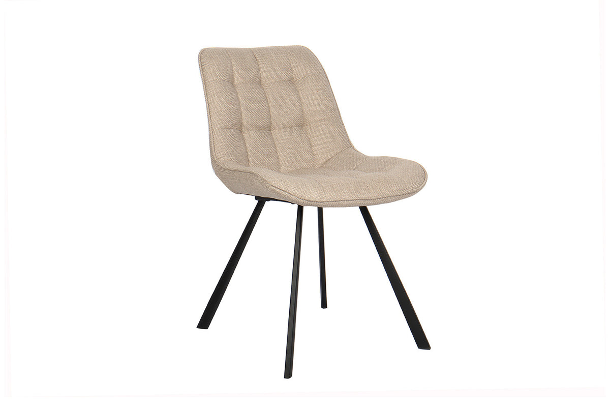 Rousseau - Stoel Ariba - Stof Beige - 80x51x61 cm