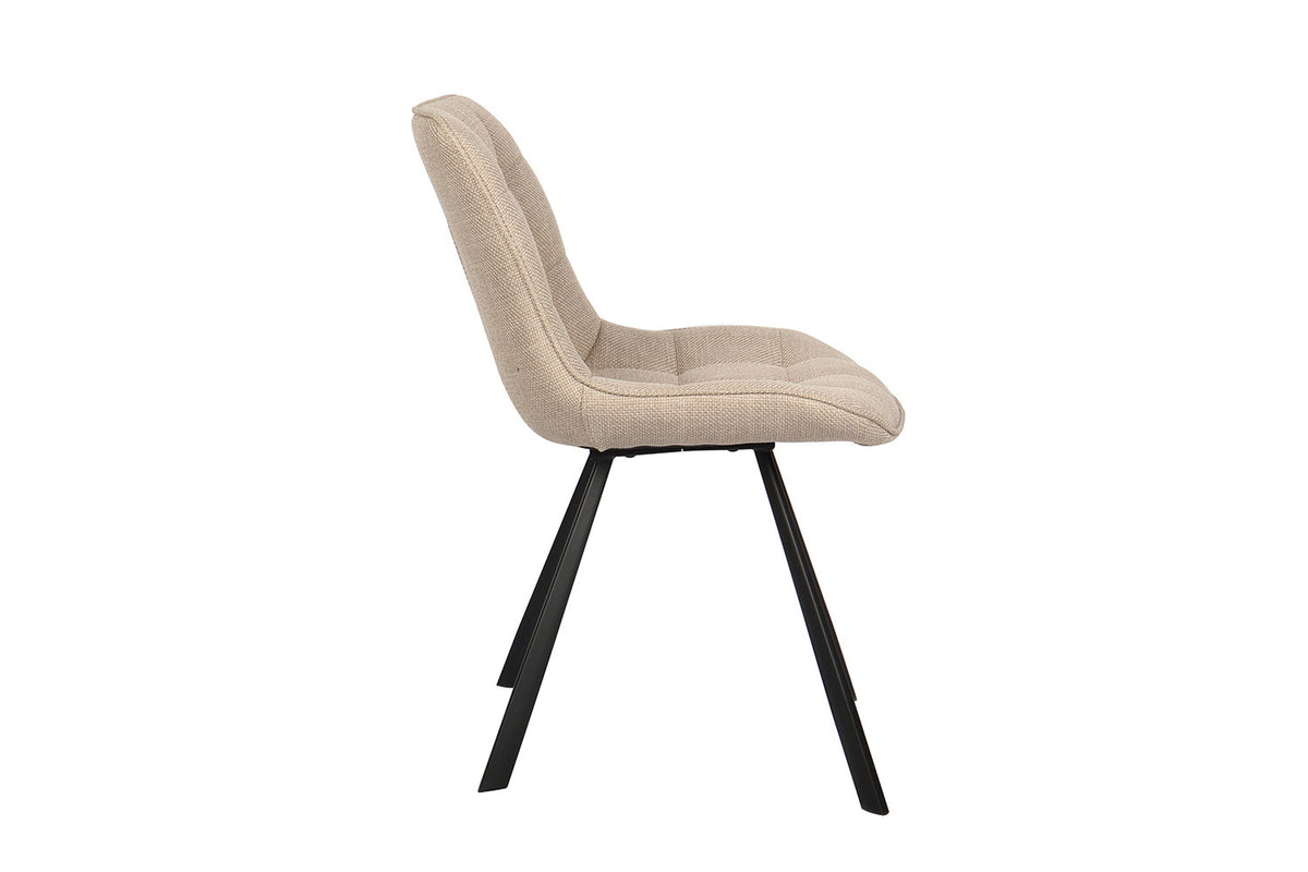 Rousseau - Stoel Ariba - Stof Beige - 80x51x61 cm