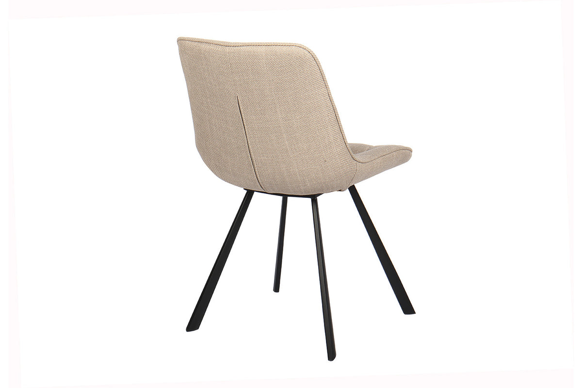 Rousseau - Stoel Ariba - Stof Beige - 80x51x61 cm