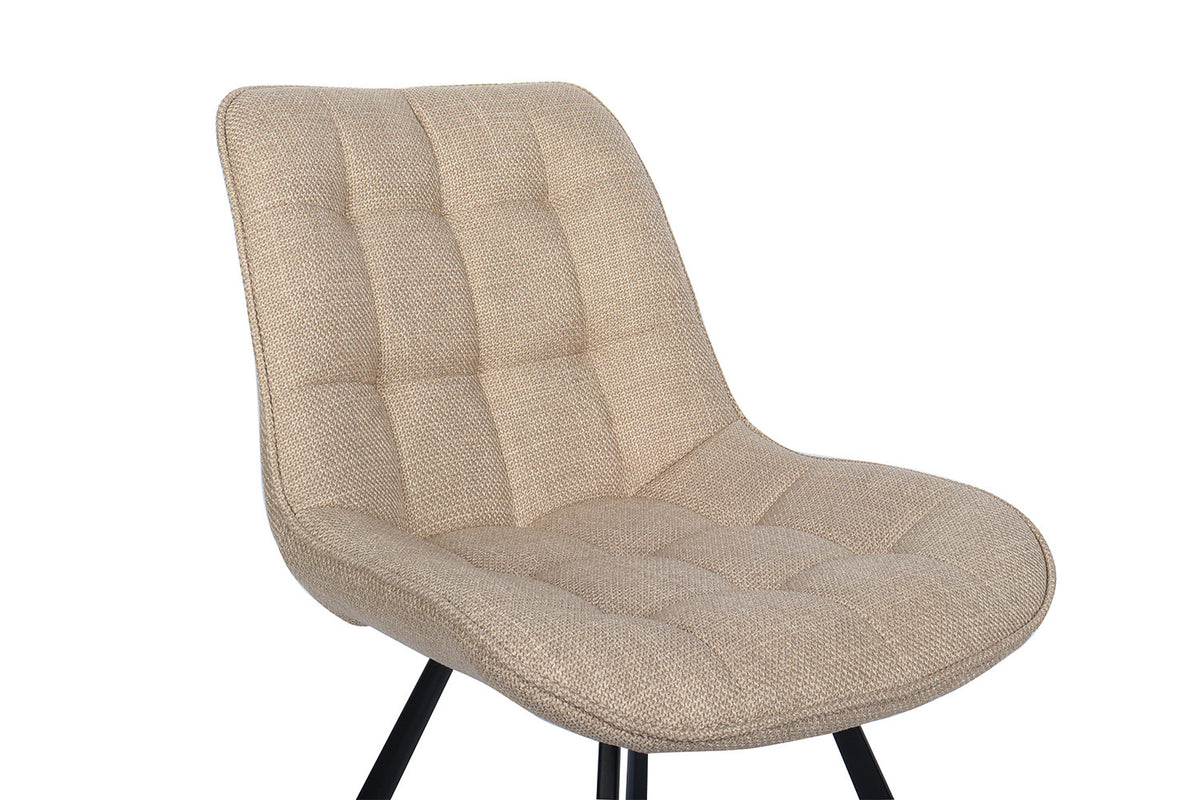 Rousseau - Stoel Ariba - Stof Beige - 80x51x61 cm