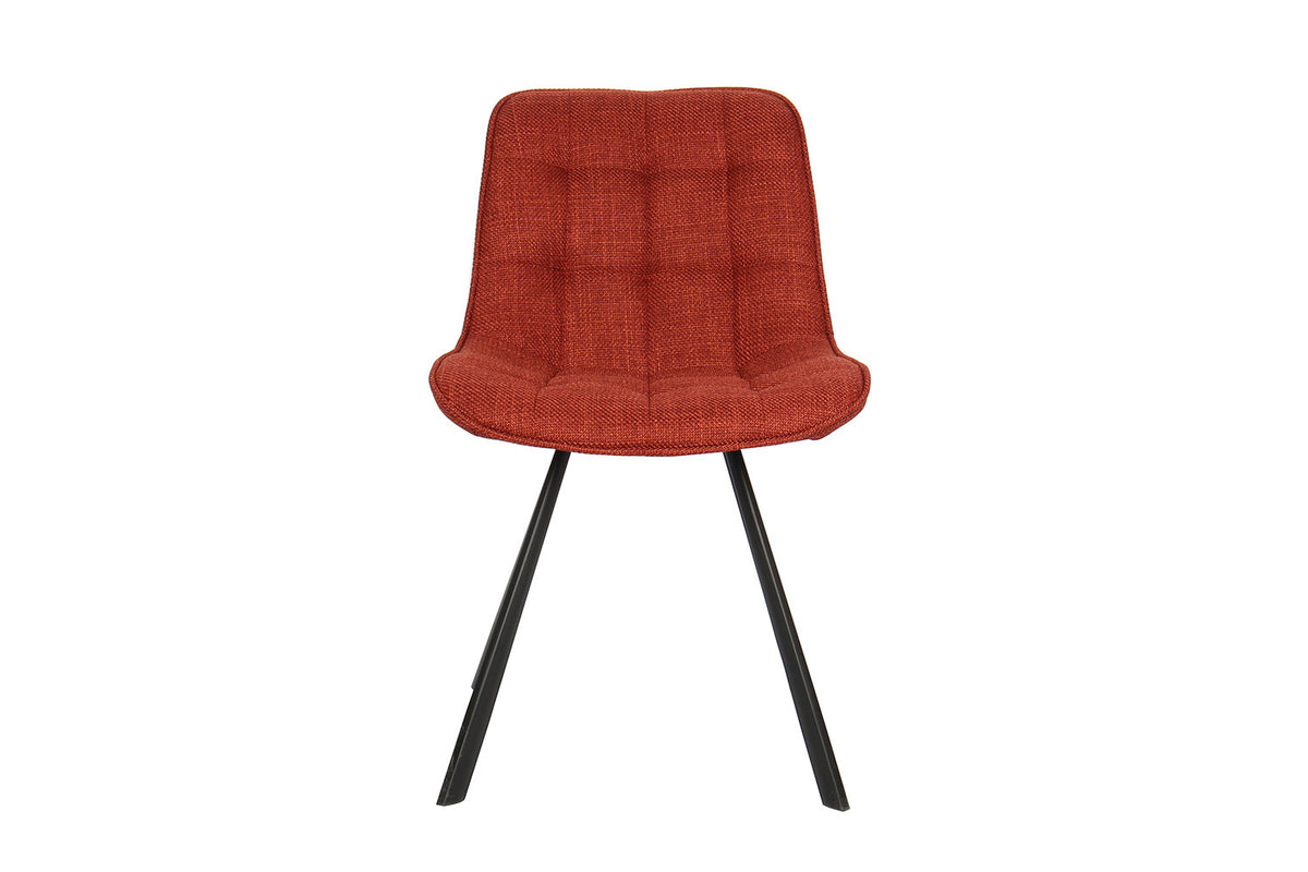 Rousseau - Stoel Ariba - Stof Rood - 80x51x61 cm
