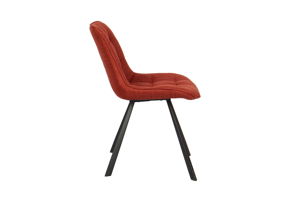 Rousseau - Stoel Ariba - Stof Rood - 80x51x61 cm