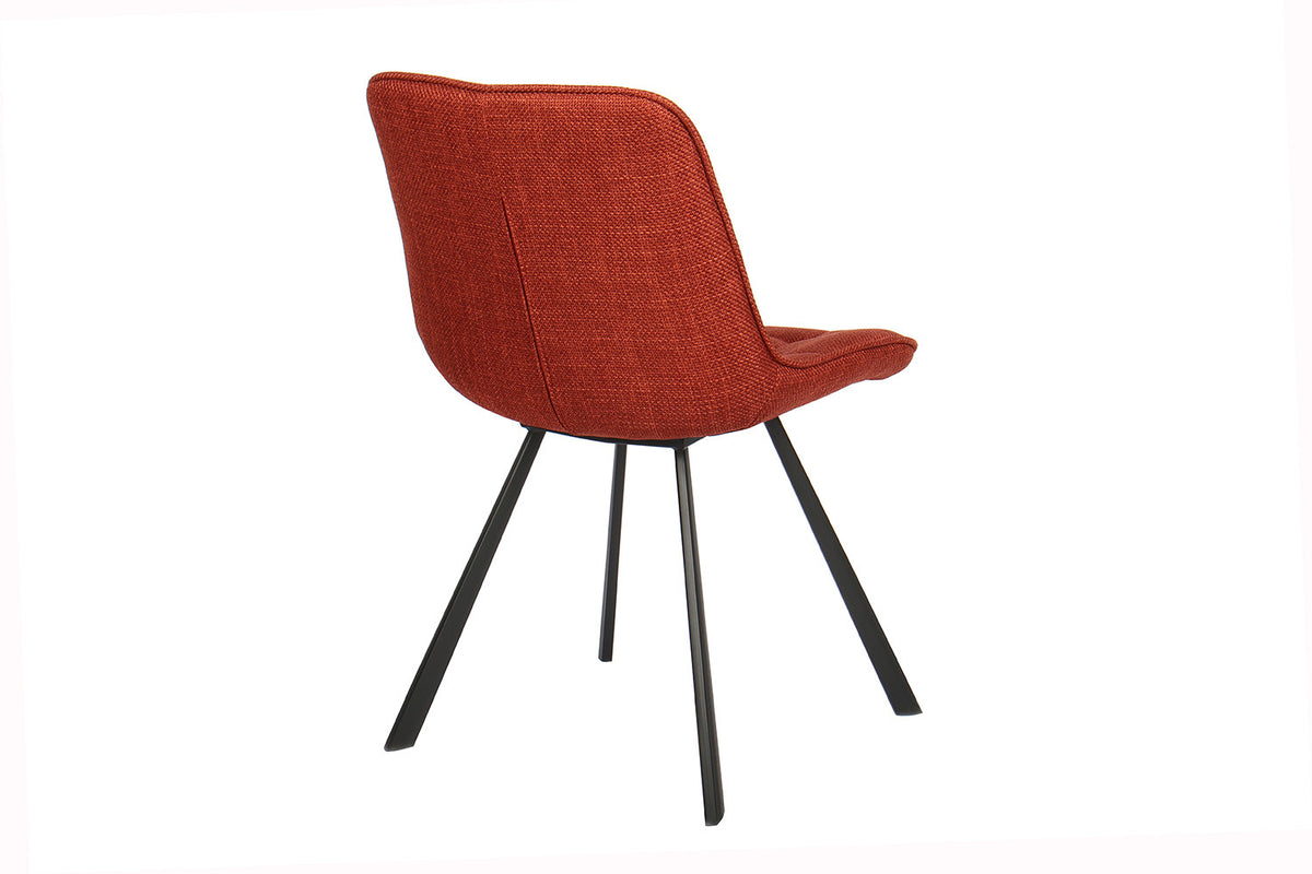 Rousseau - Stoel Ariba - Stof Rood - 80x51x61 cm