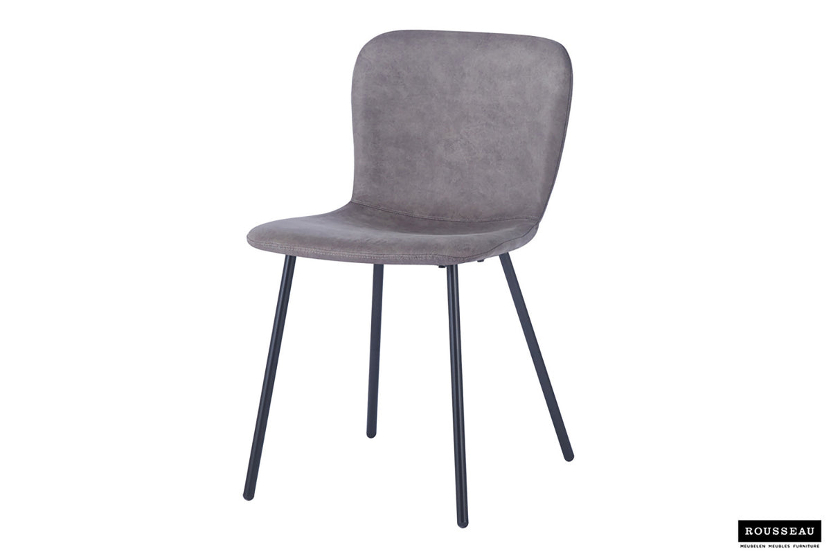 Rousseau - Stoel Susan - PU Taupe - 77x45x52 cm