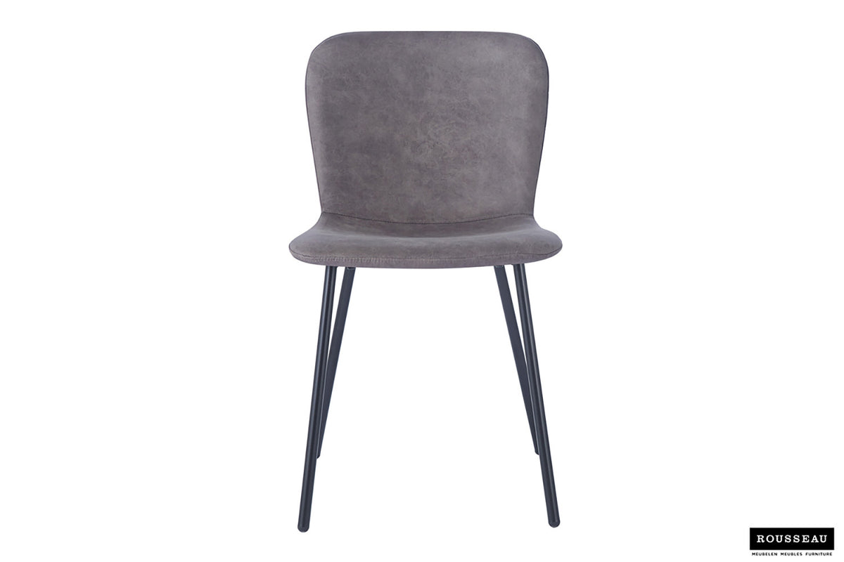 Rousseau - Stoel Susan - PU Taupe - 77x45x52 cm