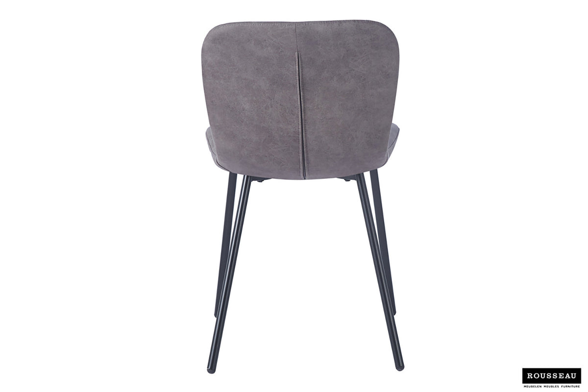 Rousseau - Stoel Susan - PU Taupe - 77x45x52 cm