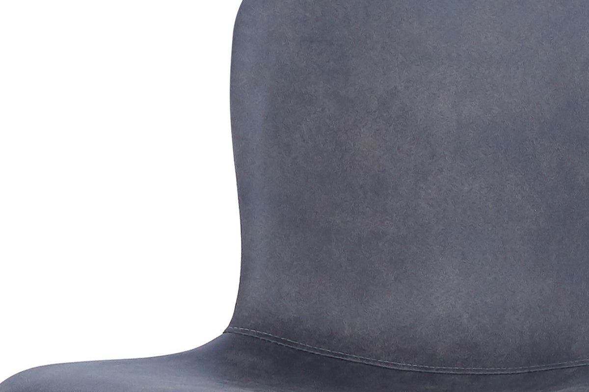 Rousseau - Stoel Susan - PU Donkergrijs - 77x45x52 cm