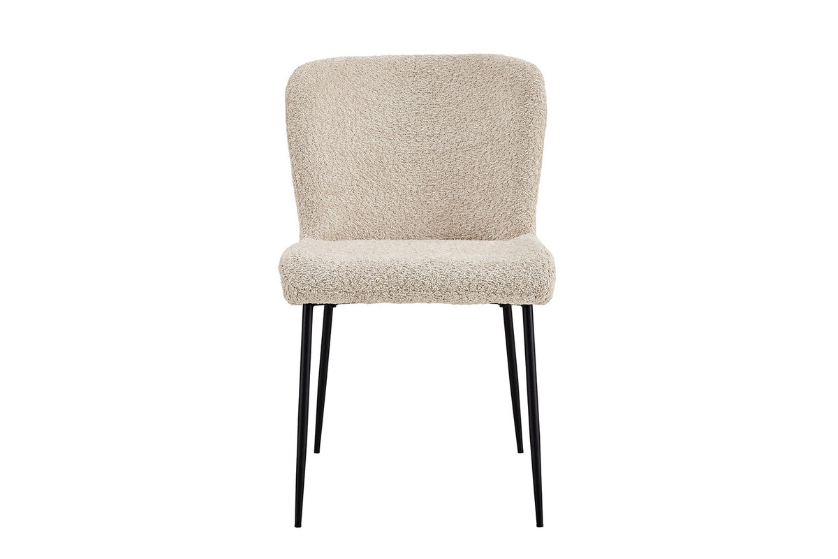 Rousseau - Stoel Lisa Boucle - Beige - 85x50x62 cm