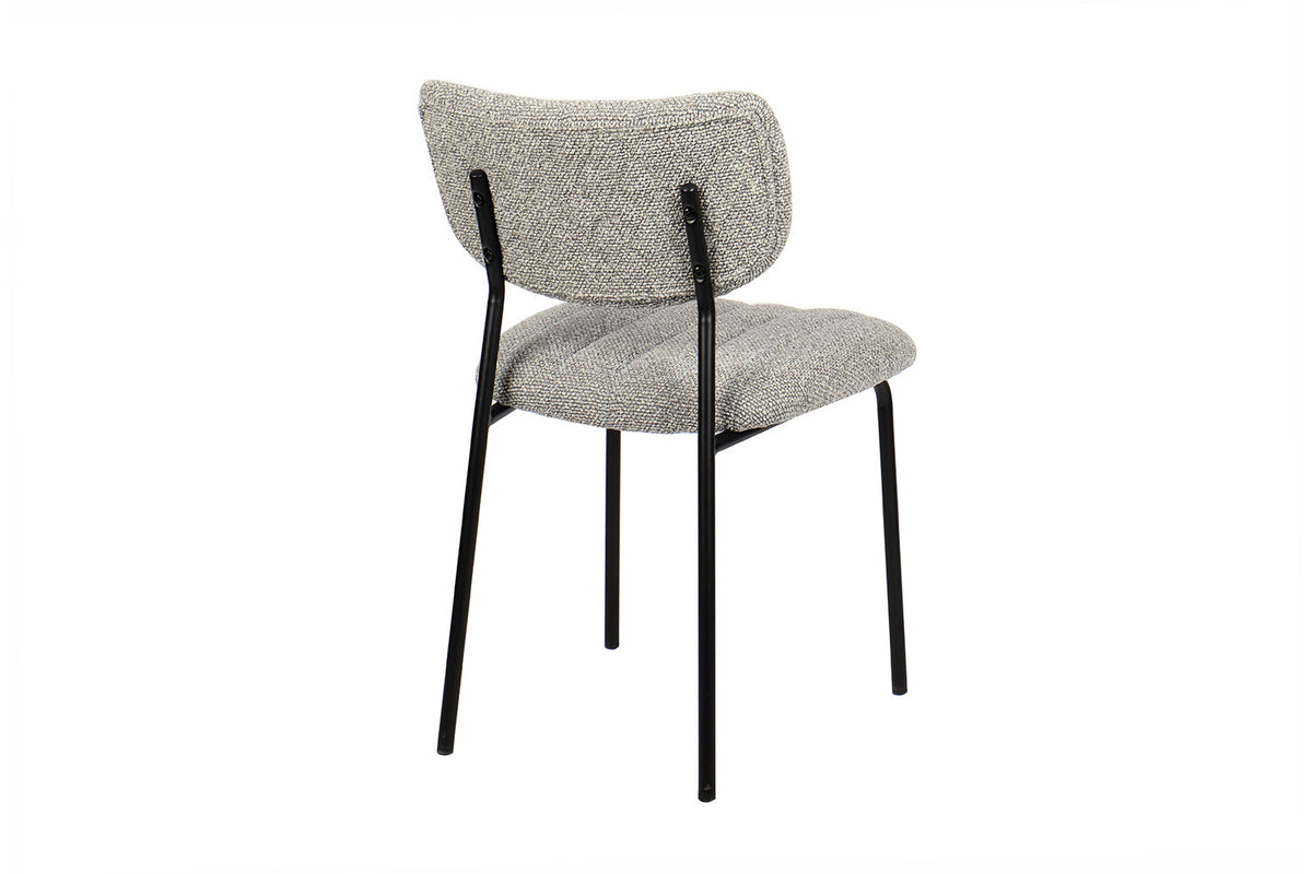 Rousseau - Stoel Antura - Stof Lichtgrijs - 77x46x53 cm