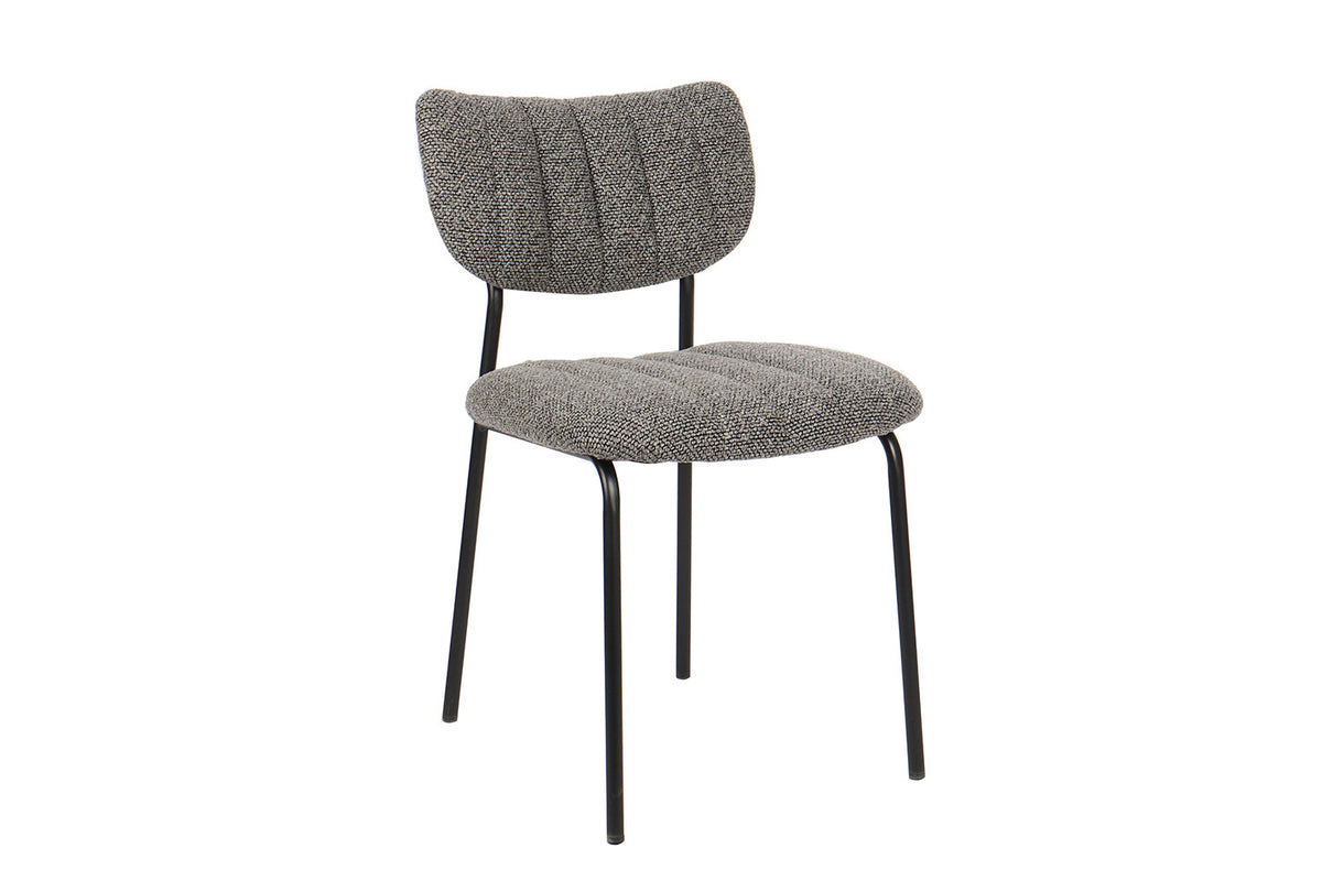 Rousseau - Stoel Antura - Stof Donkergrijs - 77x46x53 cm