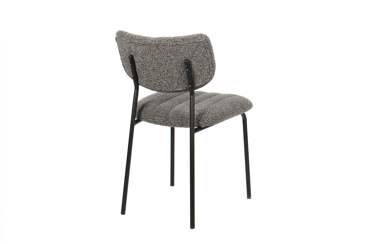 Rousseau - Stoel Antura - Stof Donkergrijs - 77x46x53 cm