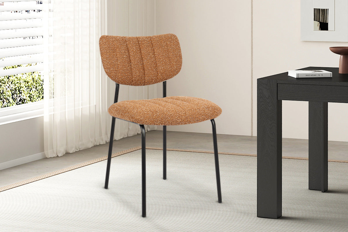 Rousseau - Stoel Antura - Stof Oranje - 77x46x53 cm