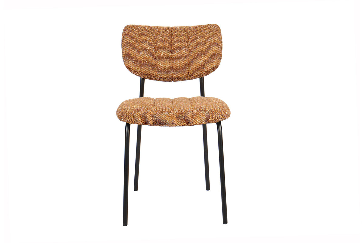 Rousseau - Stoel Antura - Stof Oranje - 77x46x53 cm