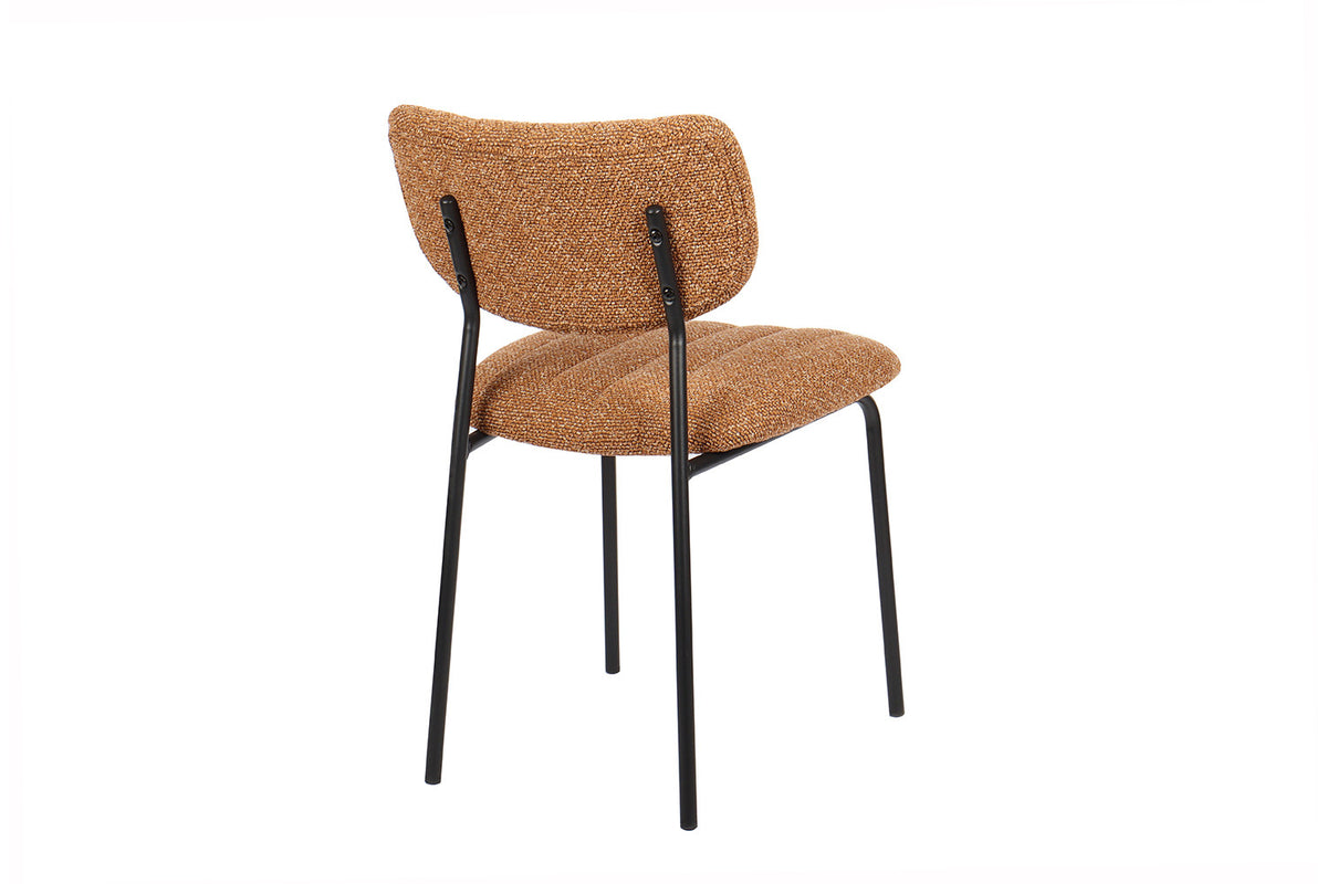Rousseau - Stoel Antura - Stof Oranje - 77x46x53 cm