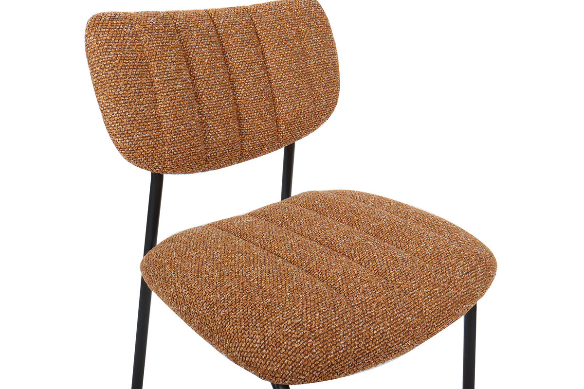 Rousseau - Stoel Antura - Stof Oranje - 77x46x53 cm