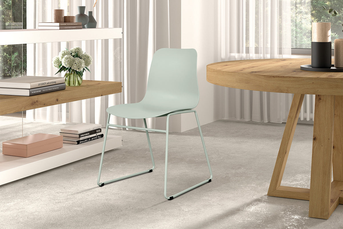 Rousseau - Stoel Marie PP Grijs-Groen - 81x52x44 cm
