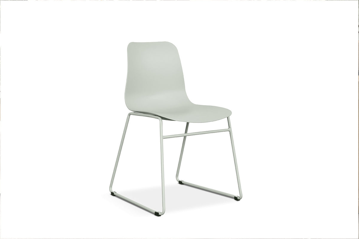 Rousseau - Stoel Marie PP Grijs-Groen - 81x52x44 cm