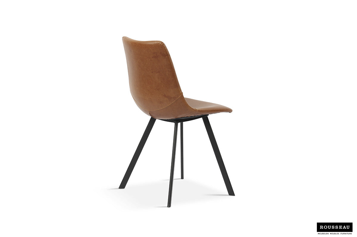 Rousseau - Stoel Oslo - PU Cognac - 84x44x57  cm