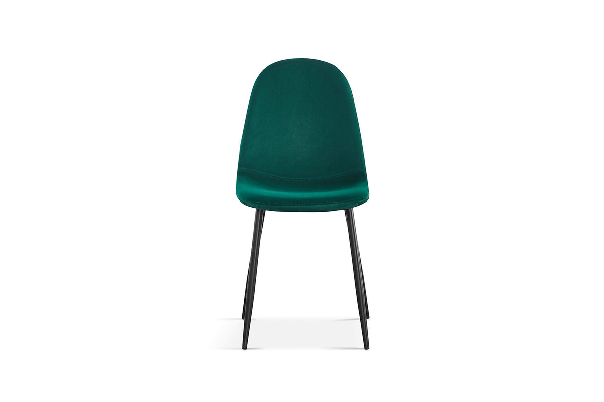 Rousseau - Stoel Boy - Fluweel Groen - 87x49x54 cm