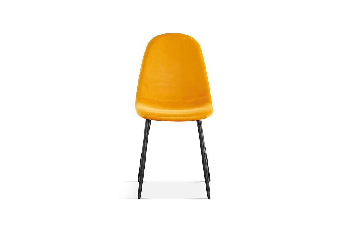 Rousseau - Stoel Boy - Fluweel Geel - 87x49x54 cm