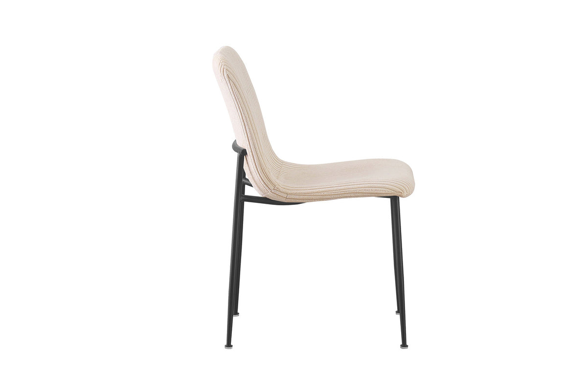 Rousseau - Stoel Alice Corduroy Beige - 81,5x42x57 cm