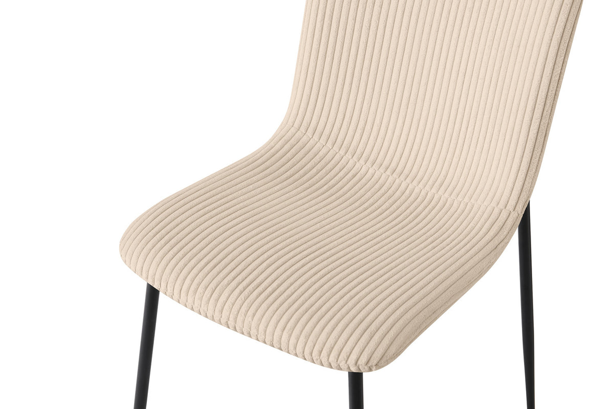 Rousseau - Stoel Alice Corduroy Beige - 81,5x42x57 cm